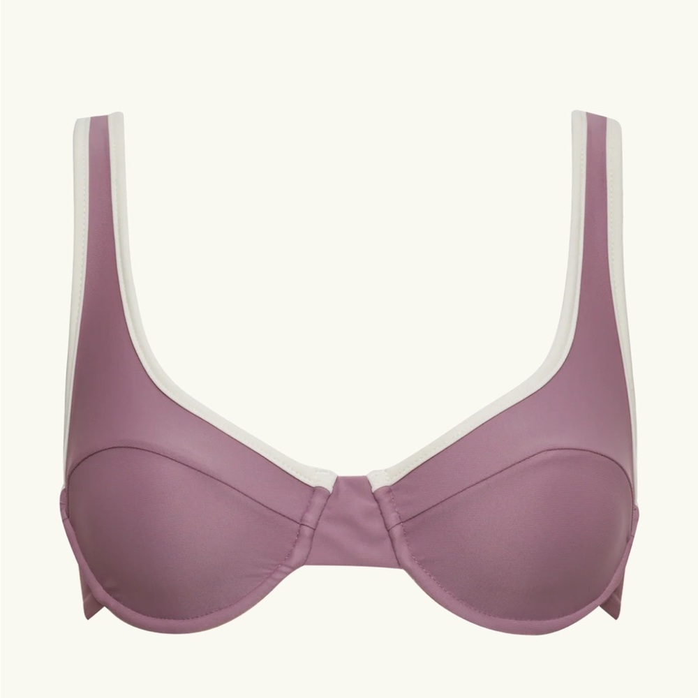 Acacia Swimwear Mauve Bikini Top